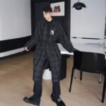 P165 Mid-length Small Fragrance Coat Fashionable All-match Over The Knee Coat