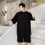KK1706/P75 Round Neck Loose Men's Short Sleeve T-shirt