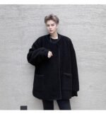 Kk1554 / P180 Fake Two Piece Fur Jacket