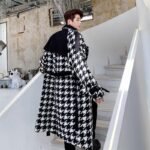 P165 Plus Cotton Thick Mid-length Windproof Coat Jacket