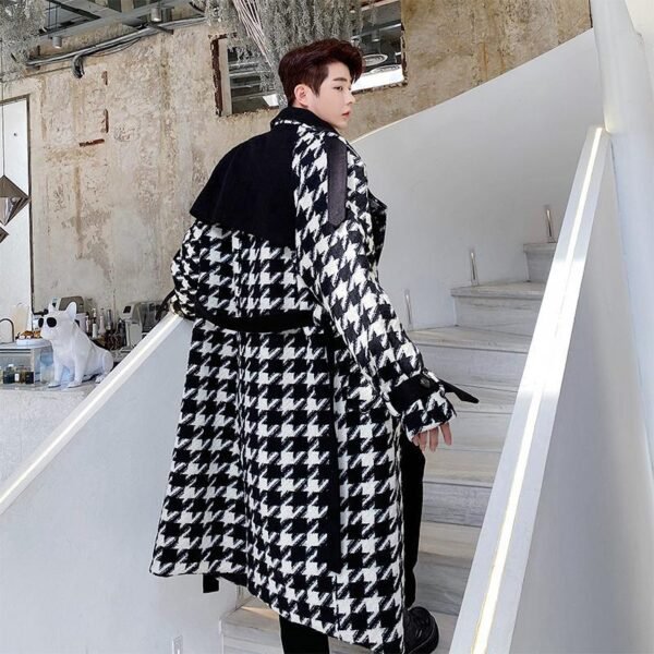 P165 Plus Cotton Thick Mid-length Windproof Coat Jacket
