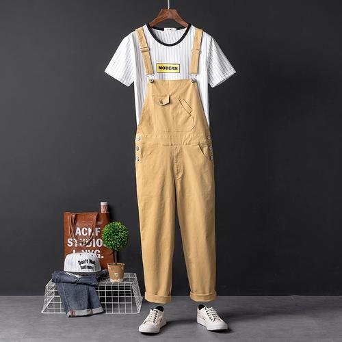 European and American Street Hip Hop One-piece Pants for Men and Women Couples Slim Feet Capris Korean Youth Casual Pants