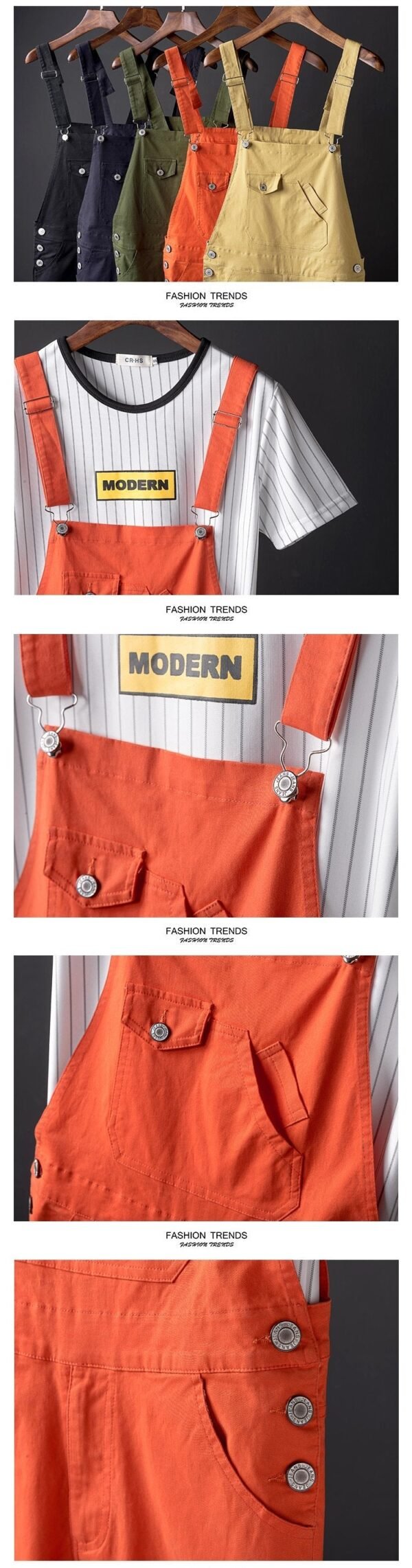 European and American Street Hip Hop One-piece Pants for Men and Women Couples Slim Feet Capris Korean Youth Casual Pants