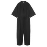 Japanese Streetwear Long Black Sleeve Jumpsuit Casual Jumpsuit for Men