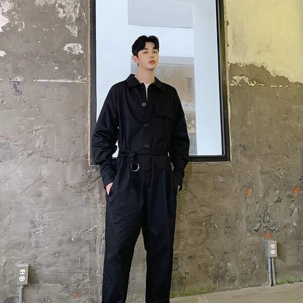 Japanese Vintage Men's Trousers Ins Hong Kong-style Casual Pants Jacket Bf 100 Straight-legged Men's Trousers