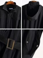 Trendy Hip Hop Suit Loose Legged Jumpsuit Autumn Wear American Jacket