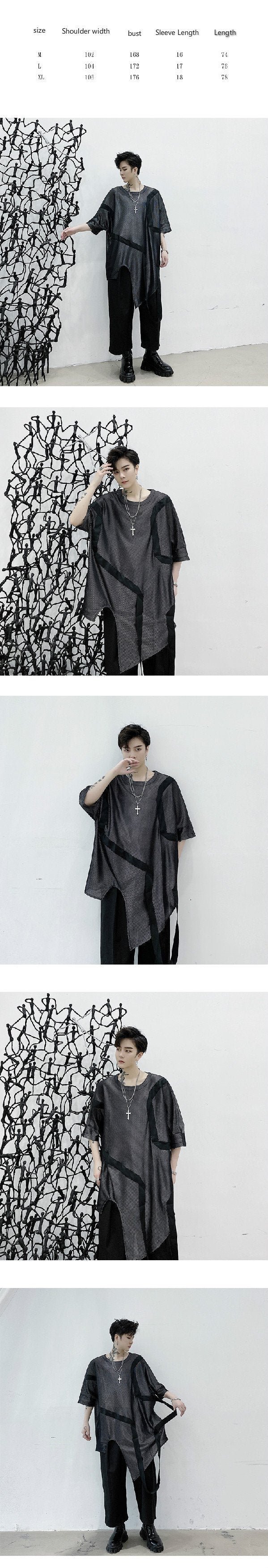 Dark Shiny Loose Men's T-shirt