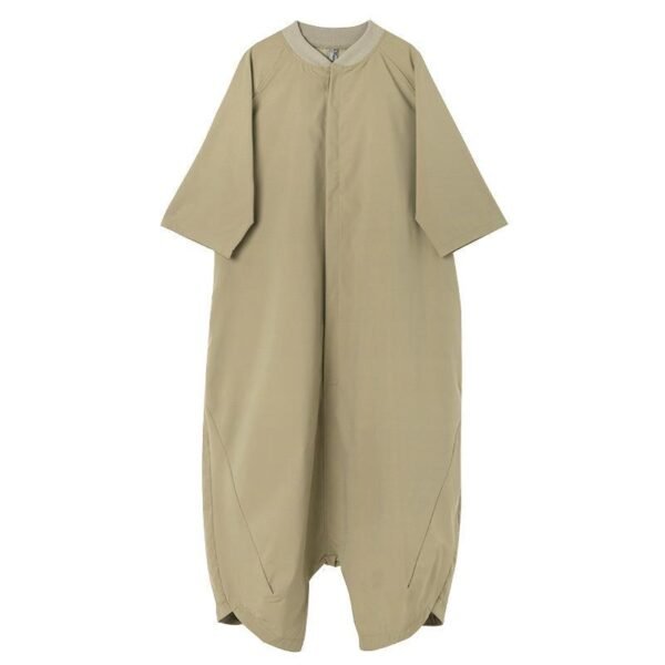 Men Summer Short Sleeve Thin Casual Jumpsuit