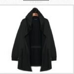 Dark Is A Big Hoodie Cloak Coat