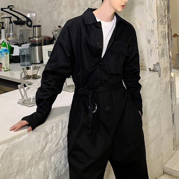 Japanese Vintage Men's Trousers Ins Hong Kong-style Casual Pants Jacket Bf 100 Straight-legged Men's Trousers